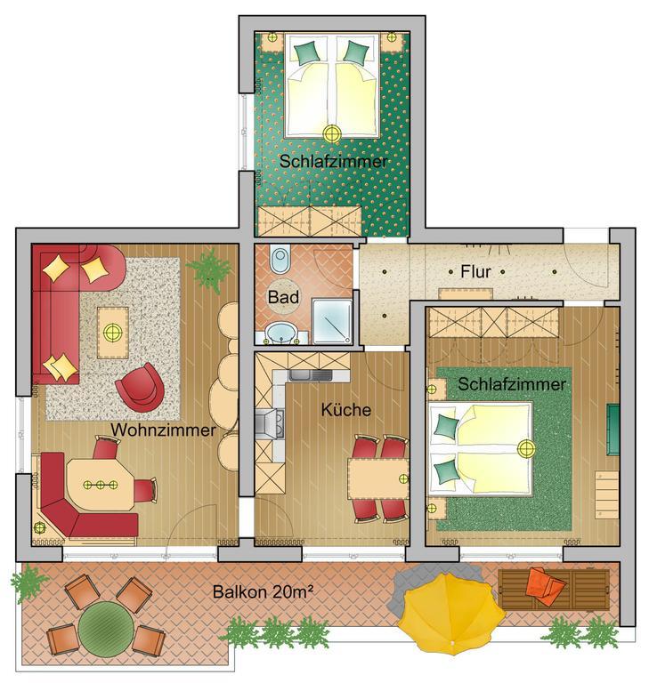 Appartements Kristall 阿布特瑙 外观 照片